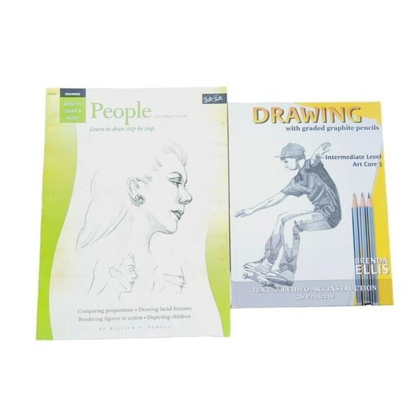 Intermediate Level Art Core 3 Drawing With Graded Graphite Pencils Book and CD's